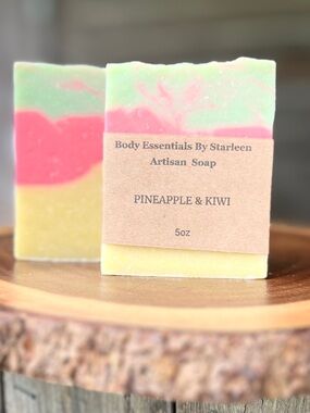 Hand Crafted- Artisan Soap- Pineapple Kiwi